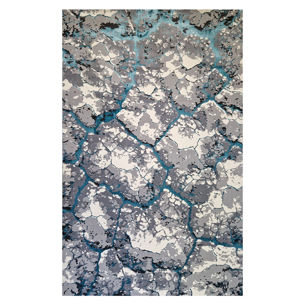 Milano Bedrock Cream Turquoise Rug