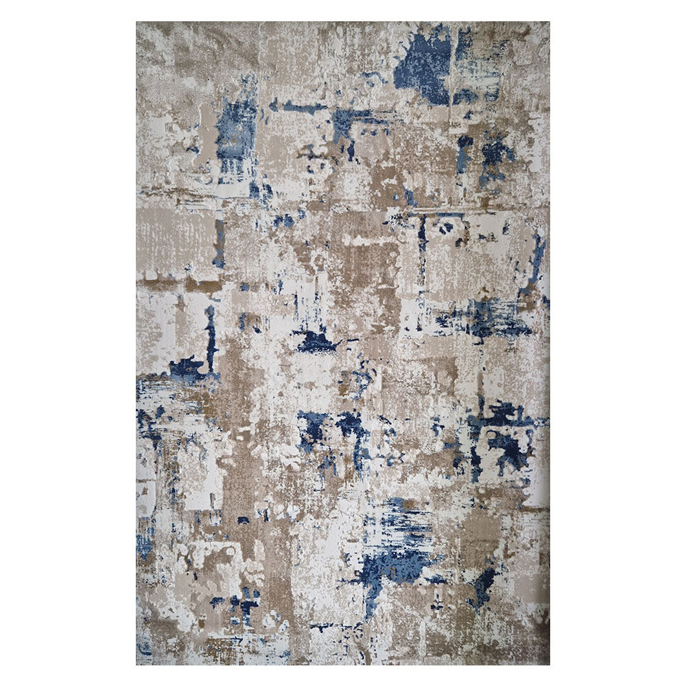 Hera Lux Modern Beige Blue Rug