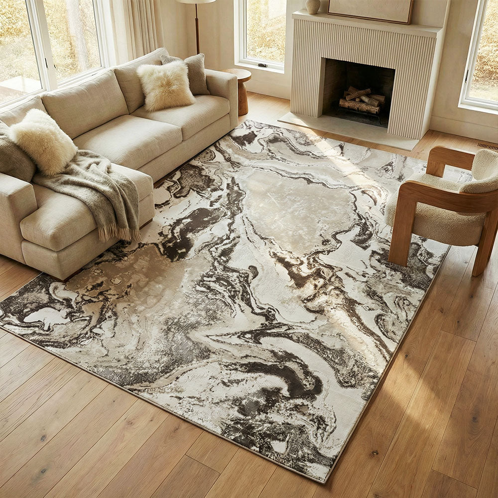 Eliza 0933A Teppich Beige Creme – Barak Carpet EU