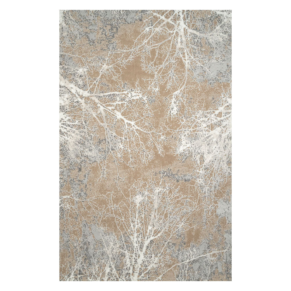 Antic Forest Delight Beige White Rug