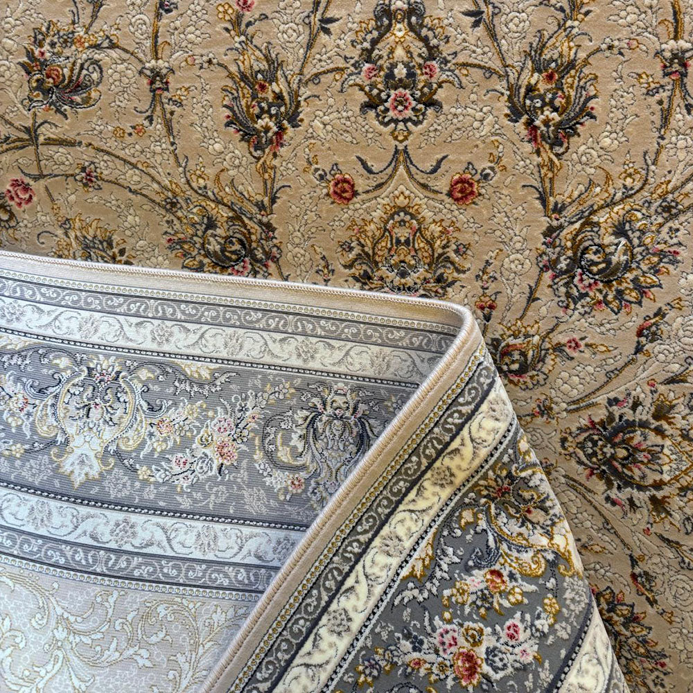 Persian Elegance Iran Beige Mocha Rug 1200