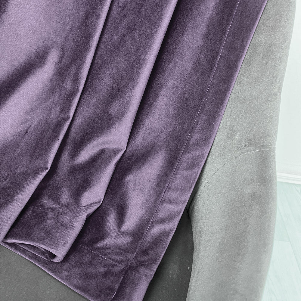 Purple Velvet Curtain, 70% Opacity (04)