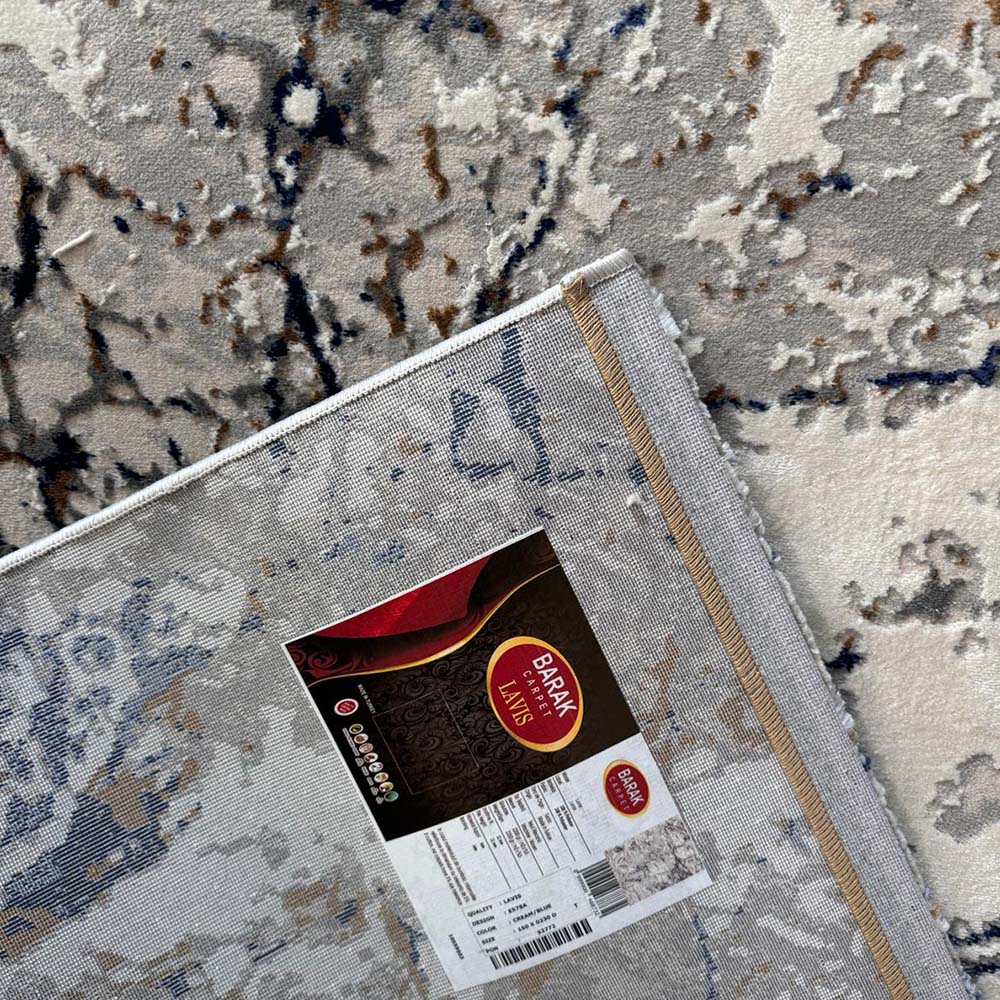 Lavis Modern Cream Blue 78 Rug