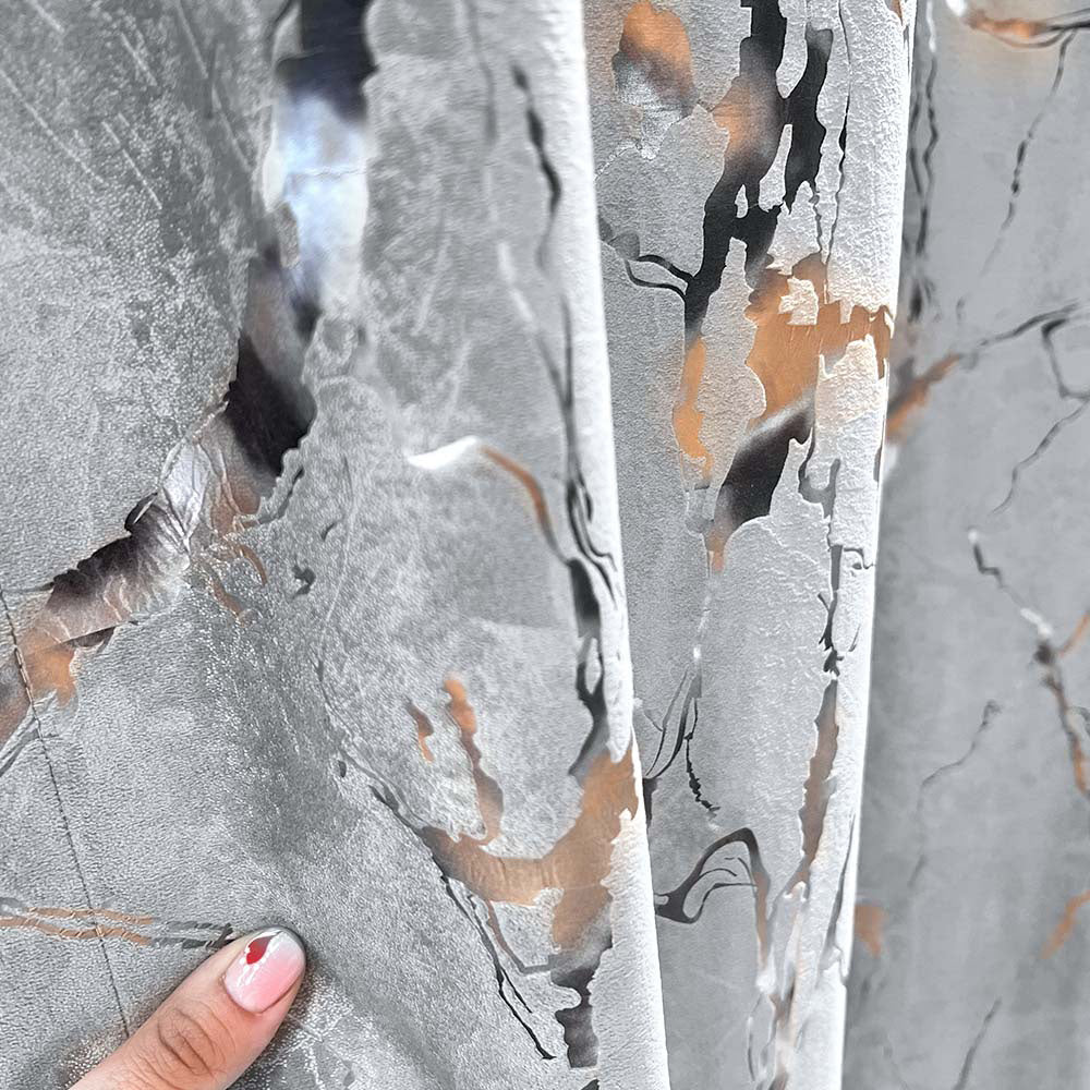 Velvet Curtain Emerald Luxury Silver with Inserts (emerald 205)