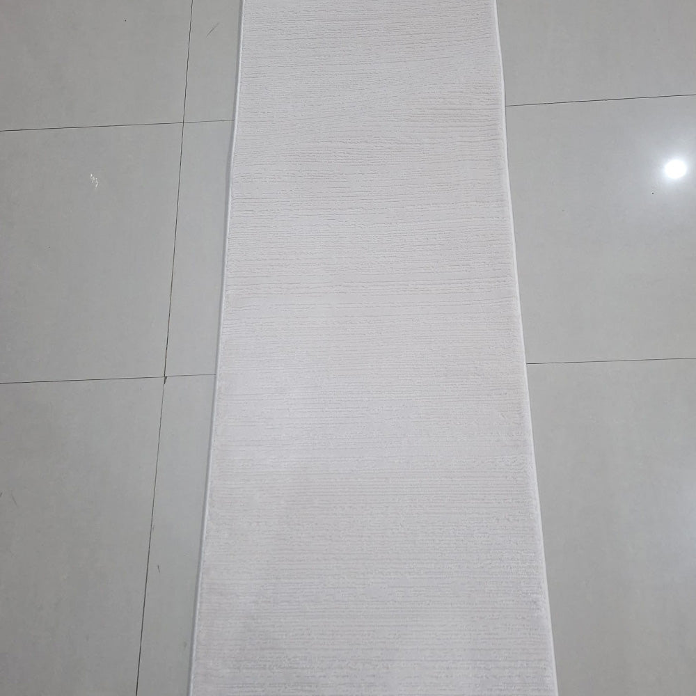 Hera Lux White Runner Rug