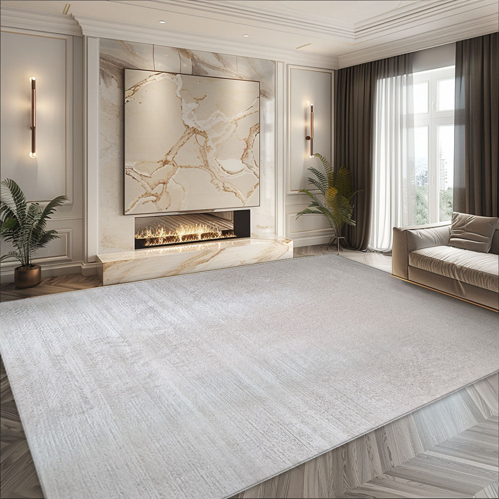 Hera Lux Modern White Rug