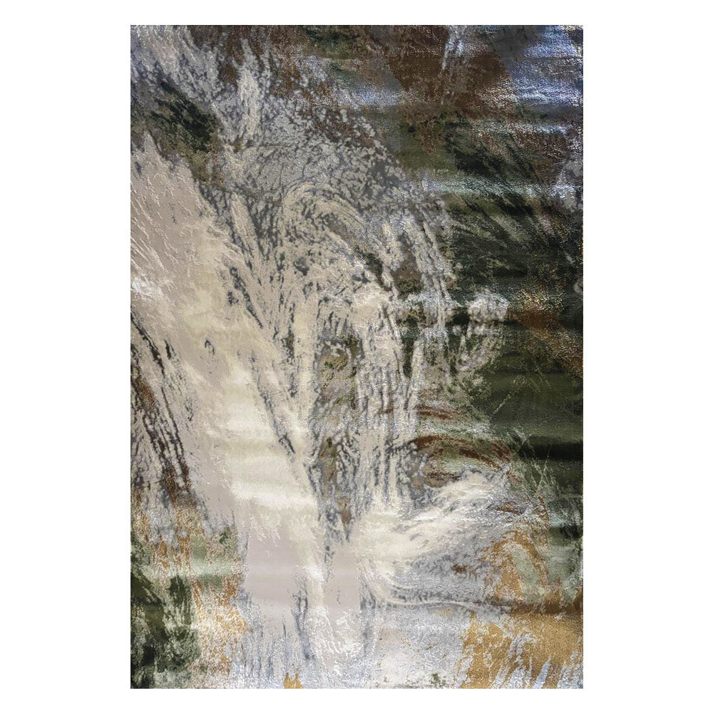 Apuseni Modern Grey Green Spots Rug H557A