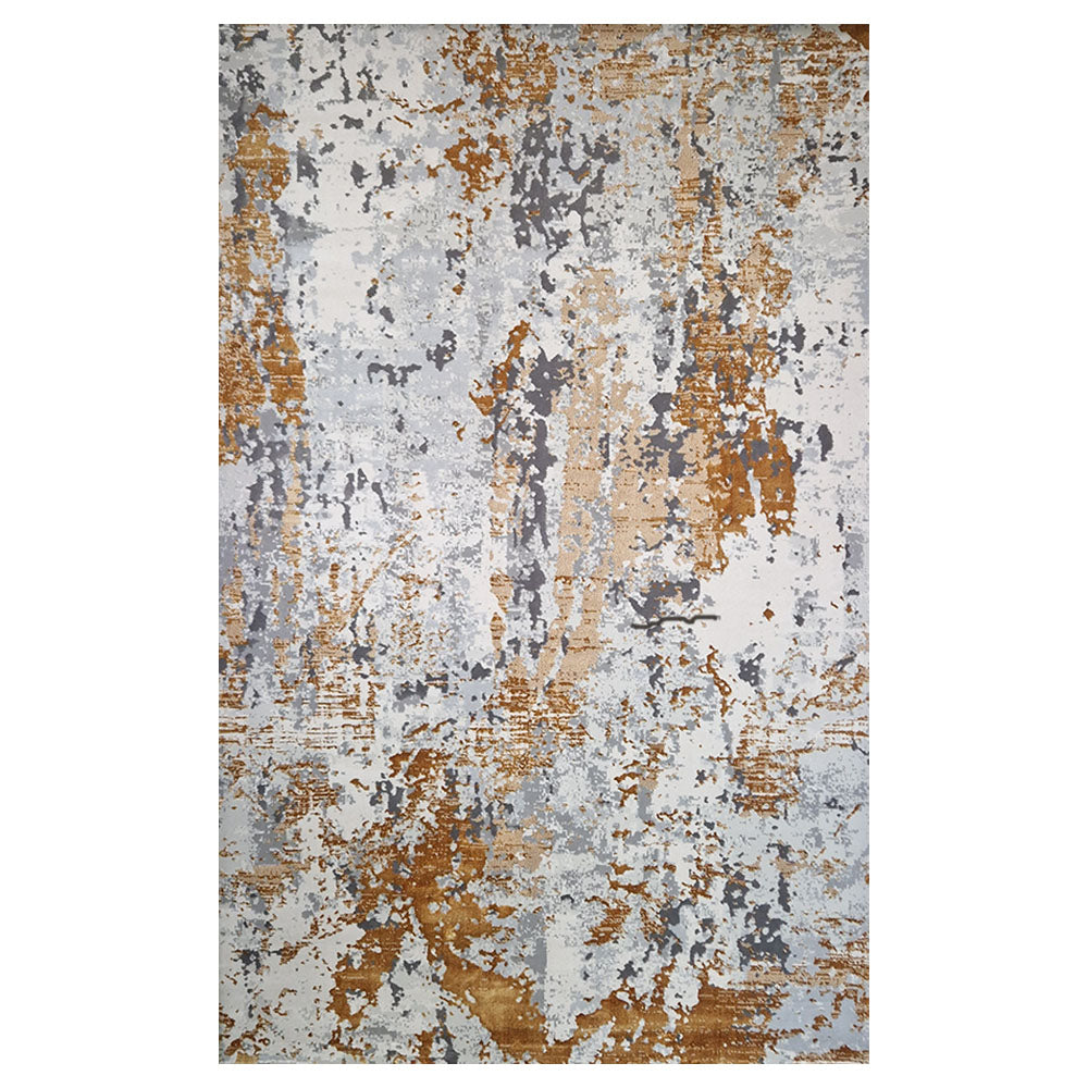 Antic Modern Grey Gold Mix Rug