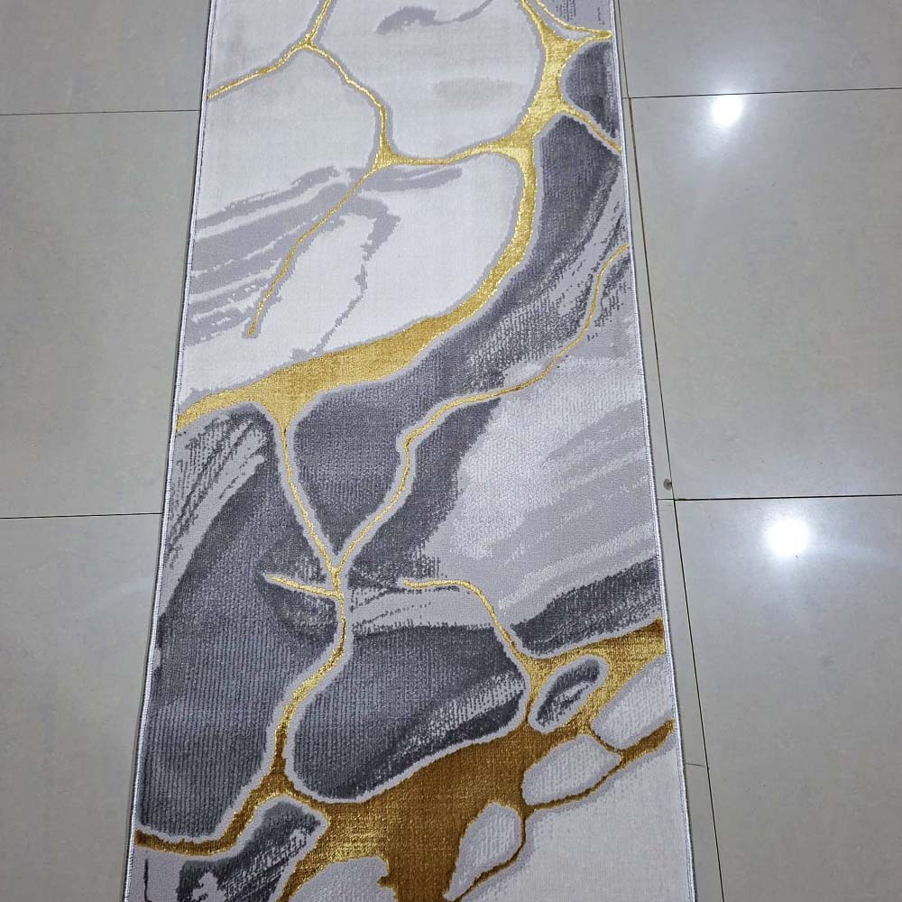 Marble Cream Grey Runner 0851A