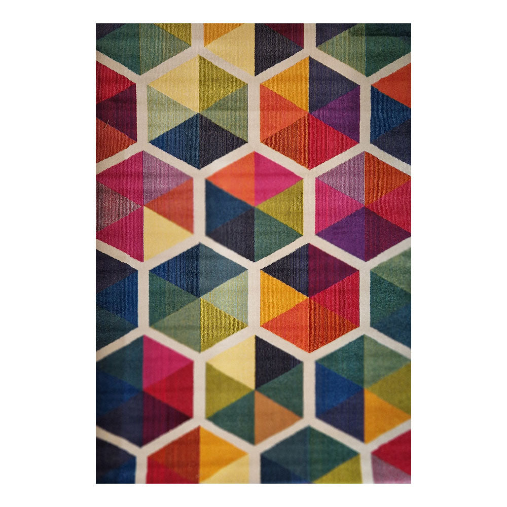 Casablanca Multicolor Hexagon II 66A Rug