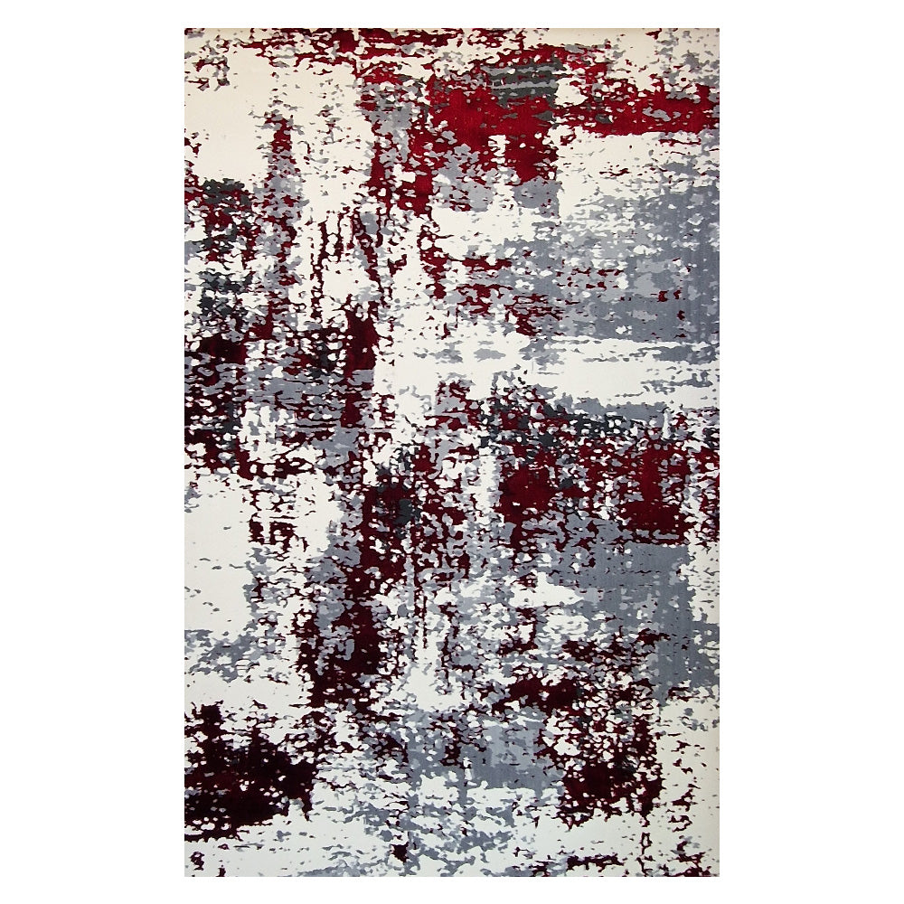 Milano Vegas Cream Red Rug