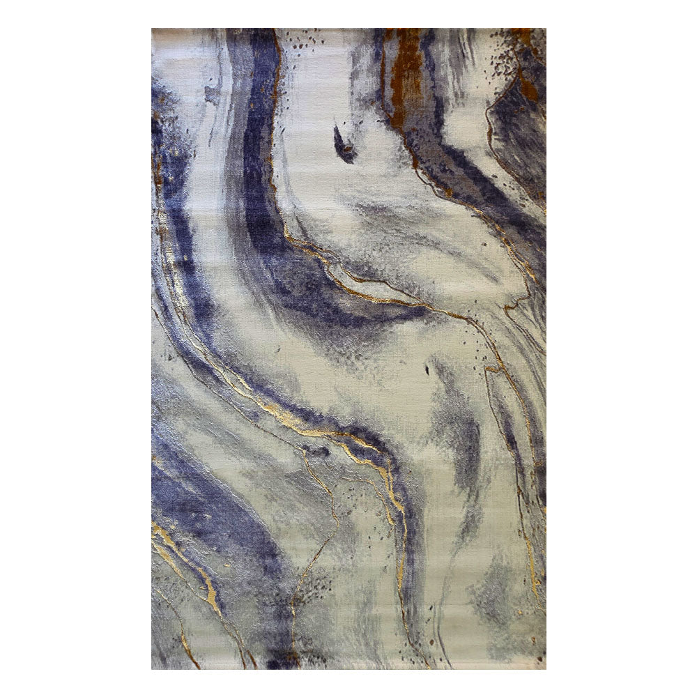 Marble Grey Cream Rug 0067A
