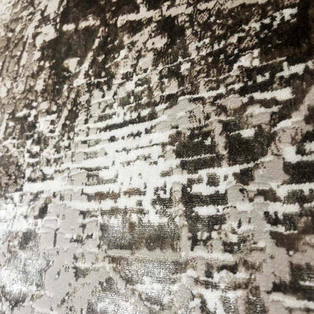 Pera Mayan Lines Rug, Beige and Vizon