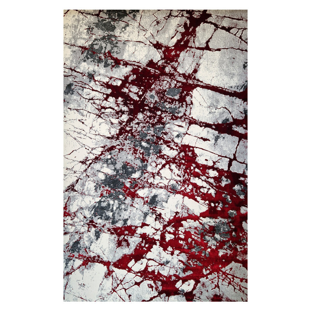 Milano Sandstorm Cream Red Rug