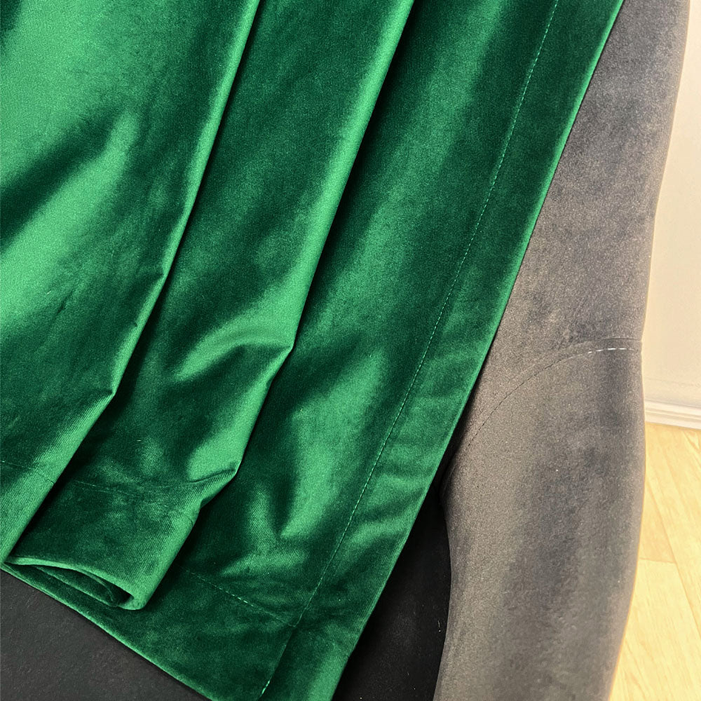 Emerald Green Velvet Curtain, 70% Opacity (15)