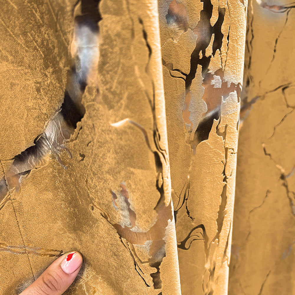 Velvet Curtain Emerald Luxury Gold Inserts (emerald 201)