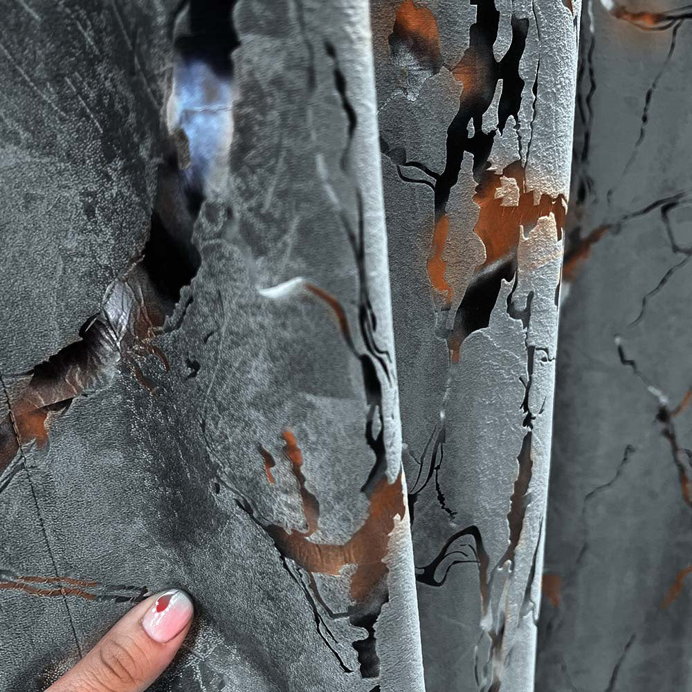 Velvet Curtain Emerald Luxury Grey Inserts (emerald 20)