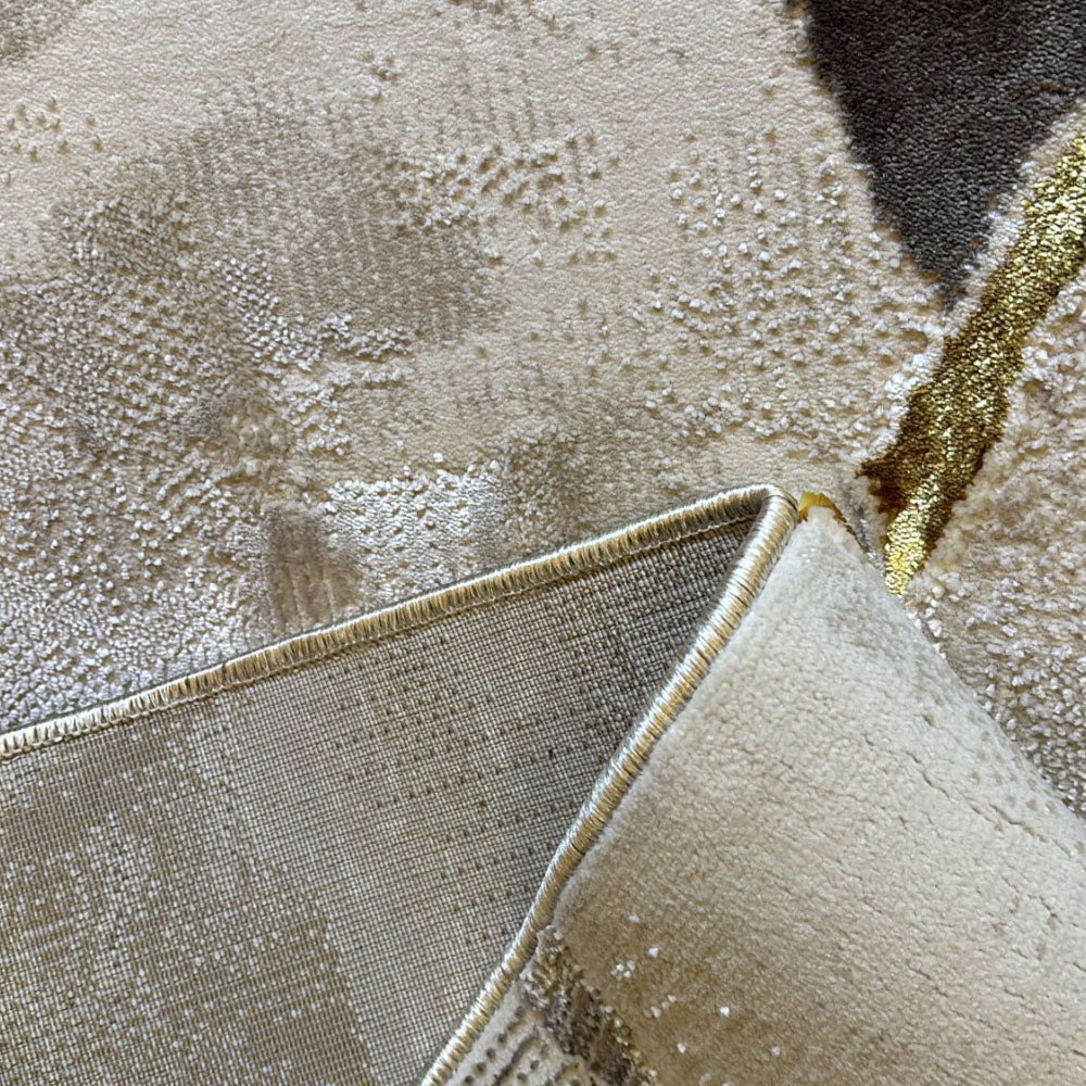 Marble Cream Beige Rug 0857A