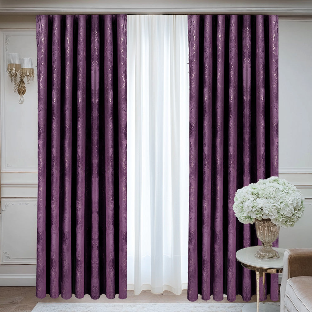 Velvet Curtain Luxury Purple Inserts (GUE04)