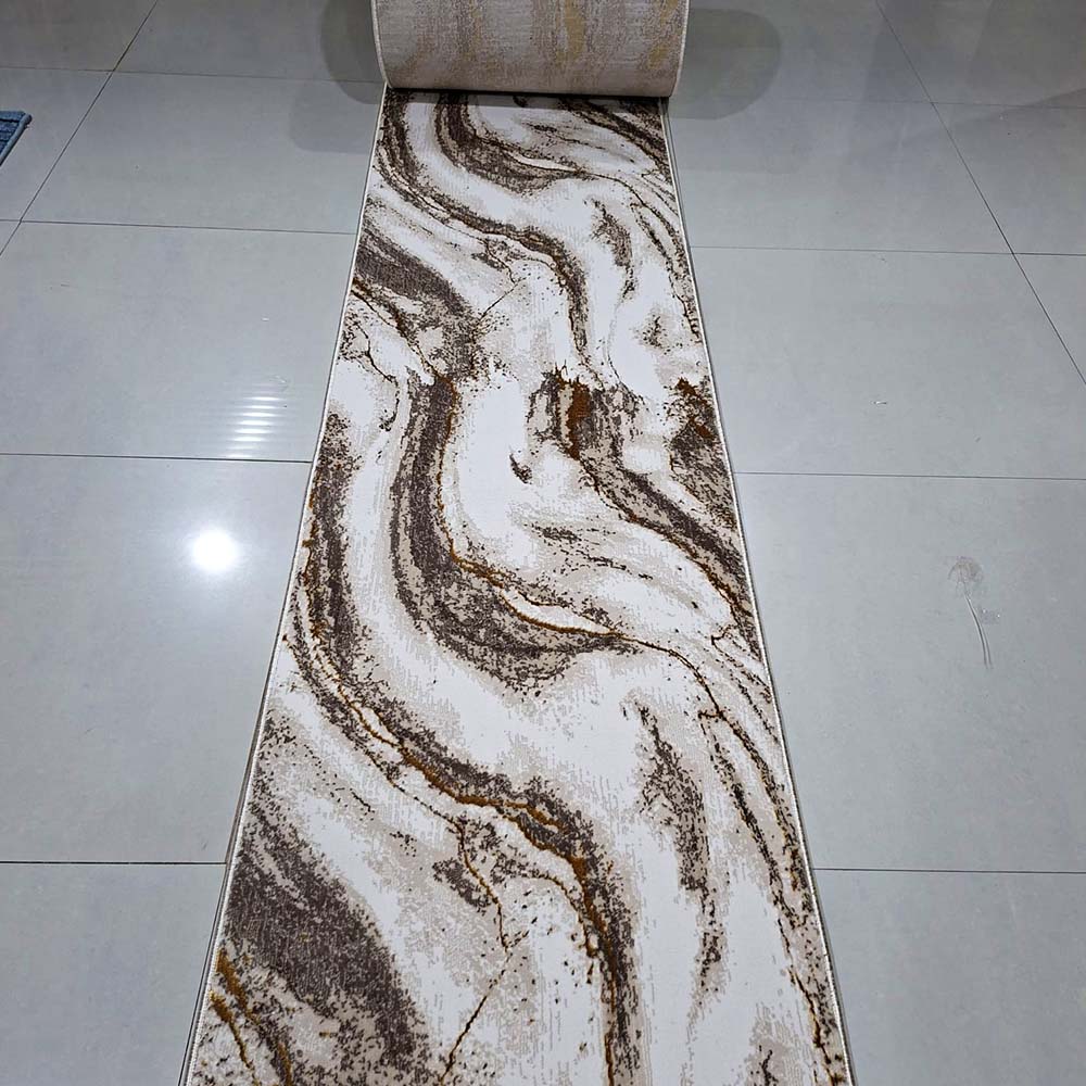 Marble Cream Beige Runner 0067A