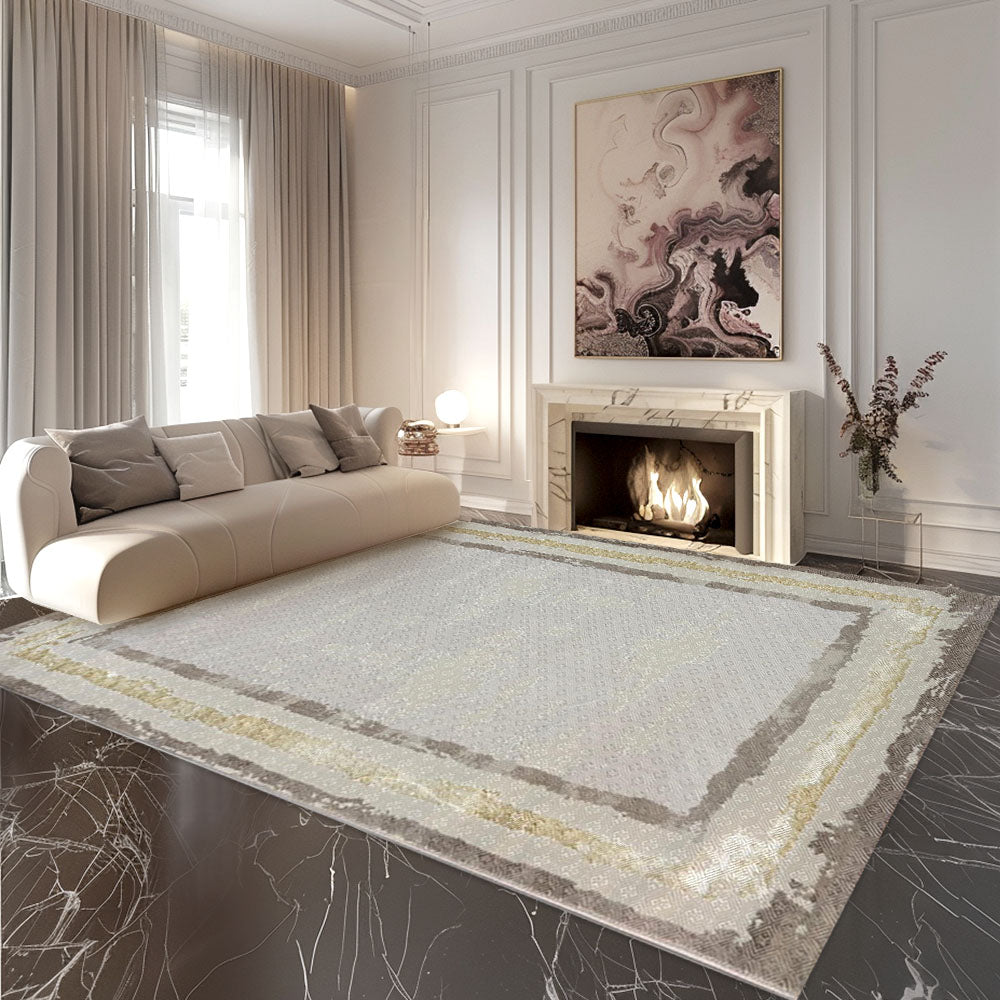 Nova Cream Border Rug 816