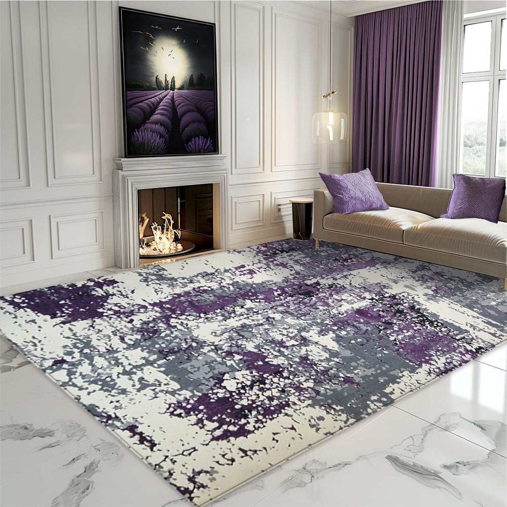 Milano Vegas Cream Lilac Rug
