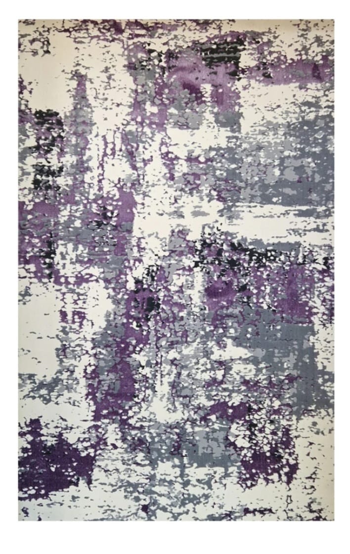 Milano Vegas Cream Lilac Rug