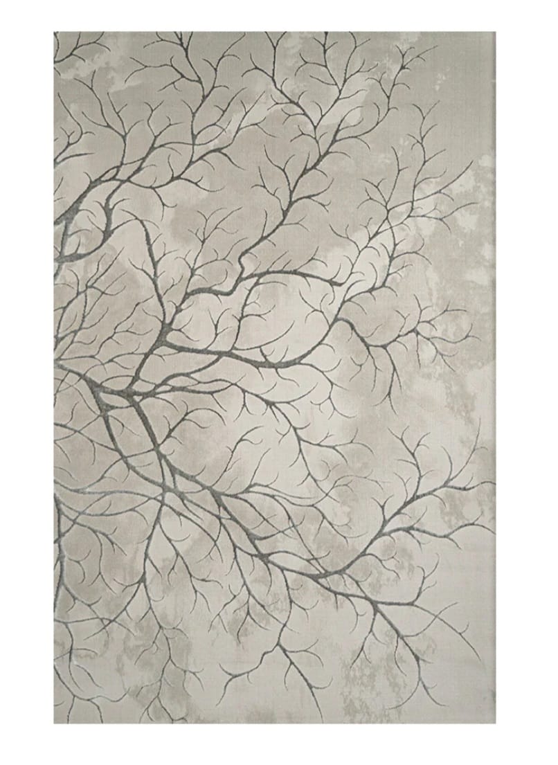 Elif Silky Soft Pearly Grey Rug