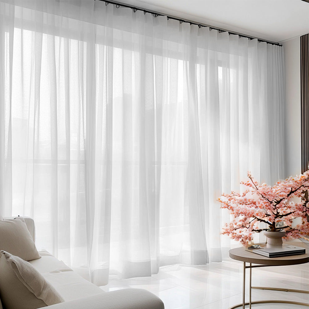 Luchtig Synthetisch Zijde Gordijn