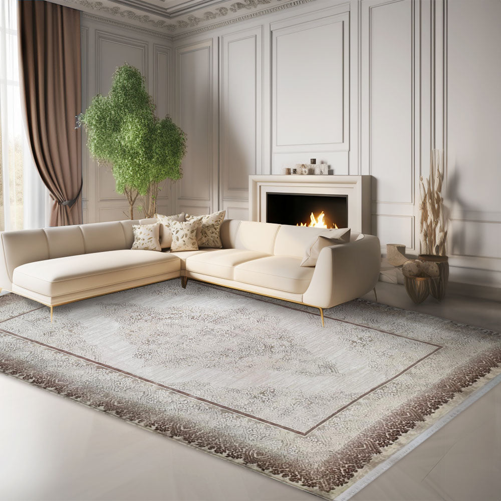 Couture Acrylic Beige Rug