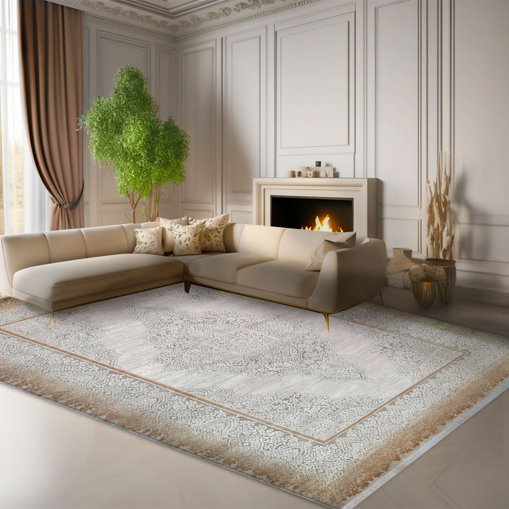 Couture Acrylic Gold Rug