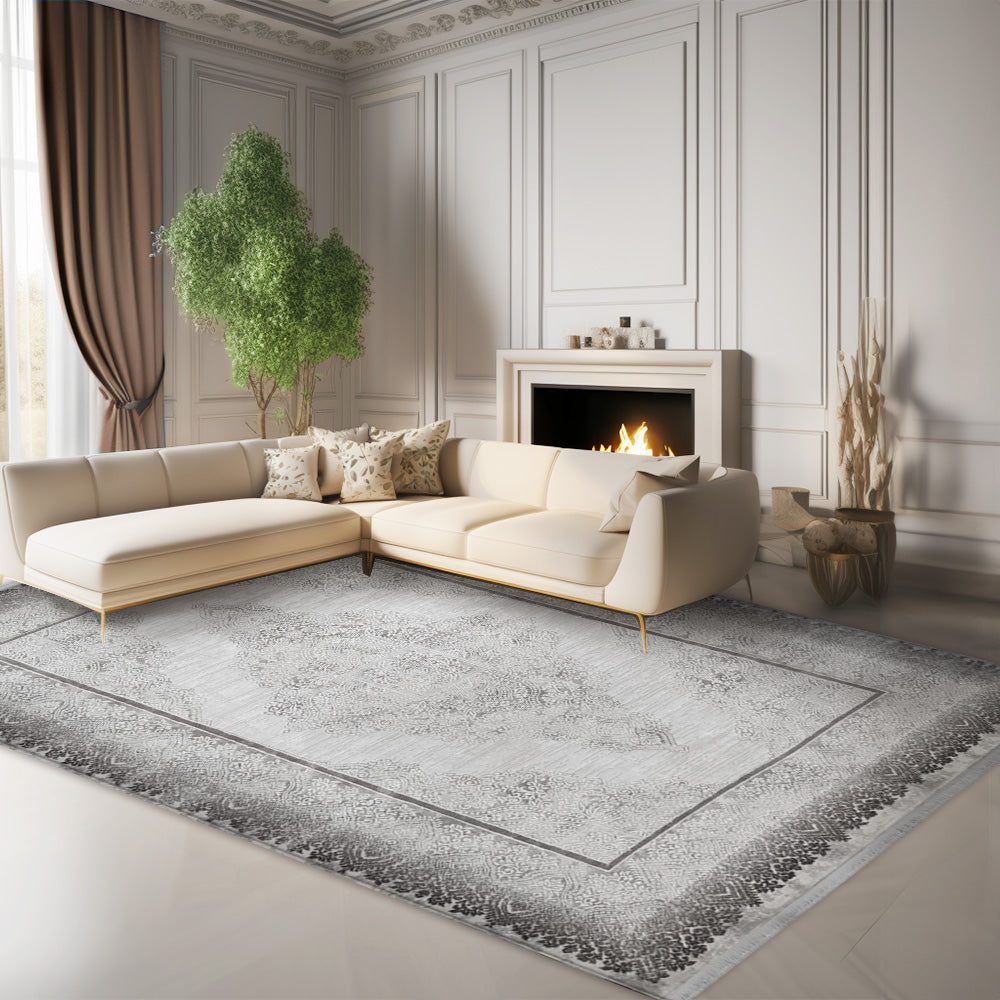 Couture Acrylic Grey Rug