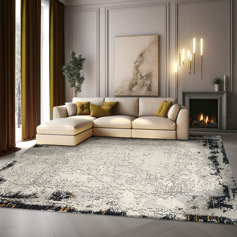Antic Modern Kenar Grey Anthracite Rug