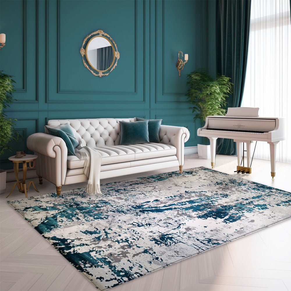 Antic Modern Turquoise Mix Rug