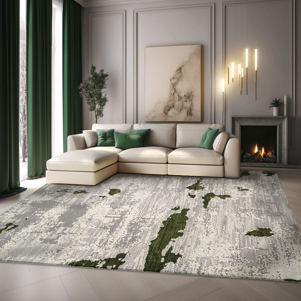 Antic Fresh Mix Grey Green Rug