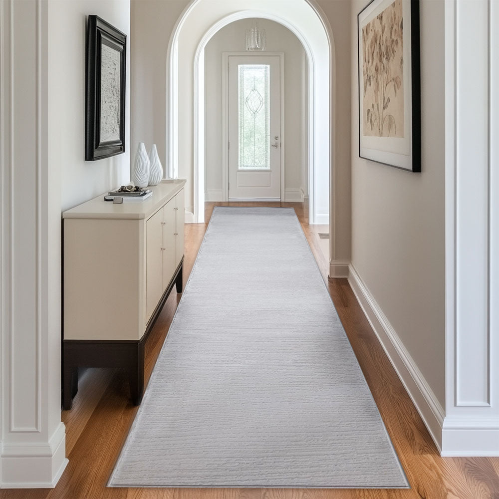Hera Lux White Runner Rug