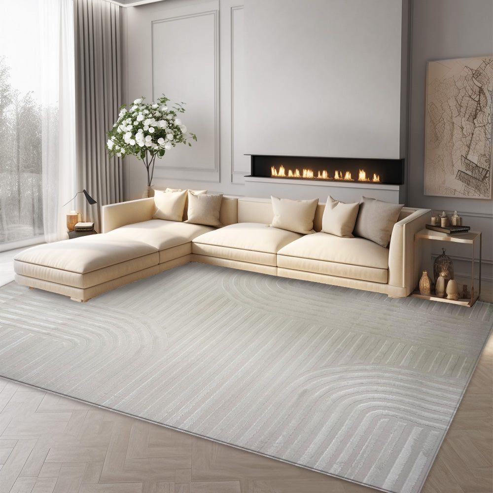 Vera Modern Cream Rug J487A
