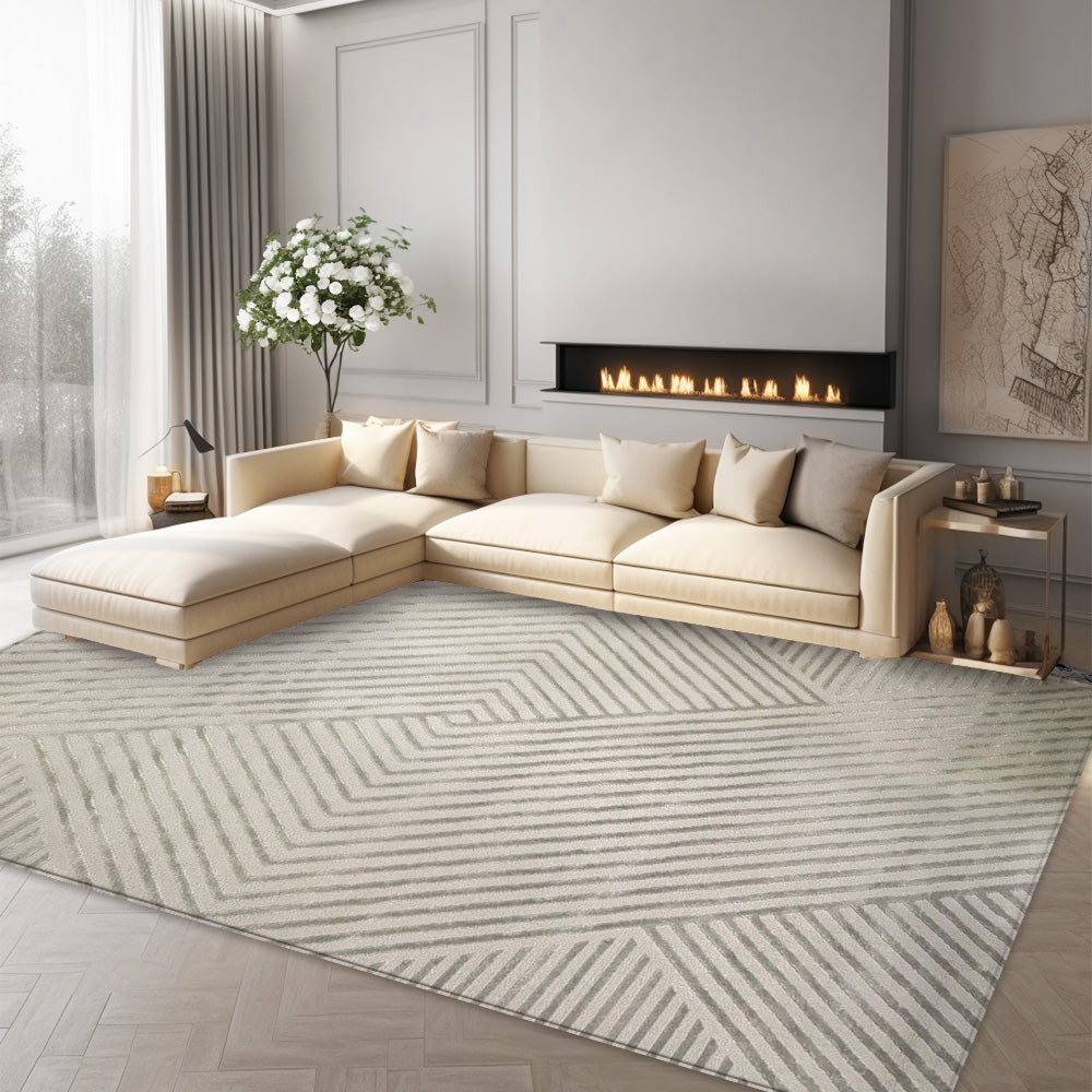 Vera Modern Grey Rug E944A