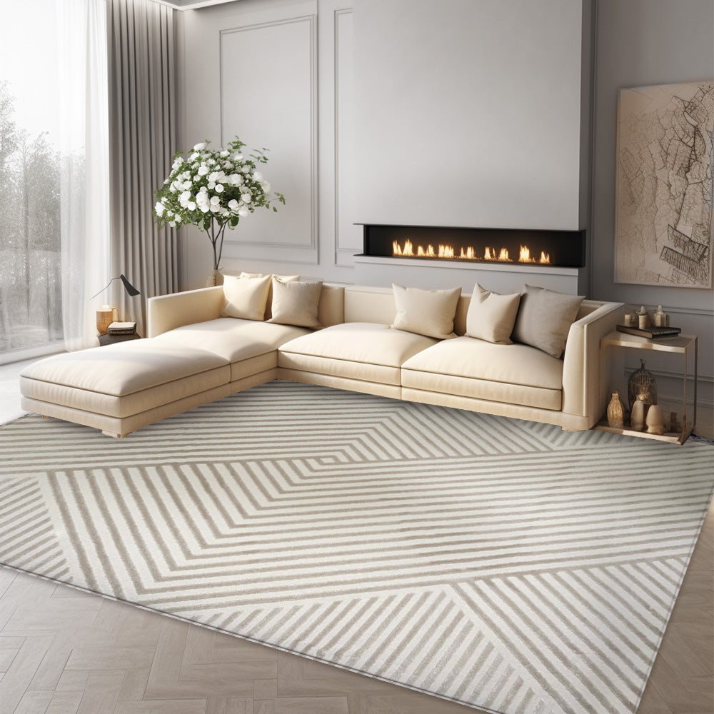 Vera Modern Beige Rug E944A