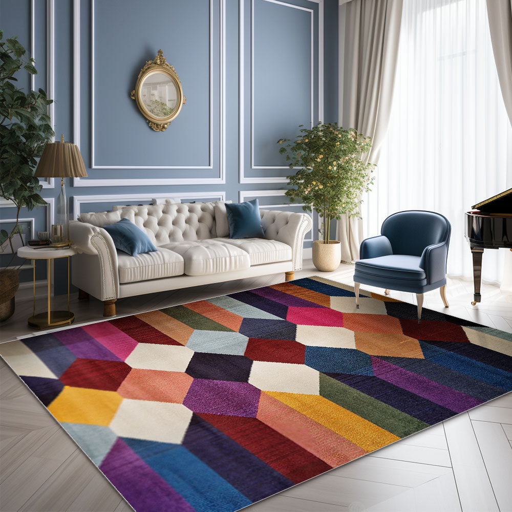 Casablanca Multicolor Geometric 64A Rug