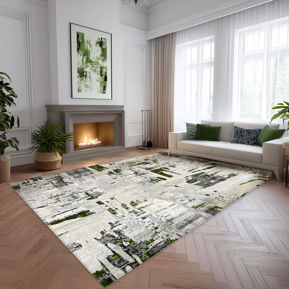 Antic New Home Grey Green Rug